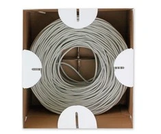 Techly Pro TechlyPro UTP Cat6 kabelis 4x2 CCA 305m dėžutė pilka