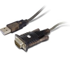 Techly Konwerter USB na RS232/DB9 M/M na kablu 1.5m Polybags
