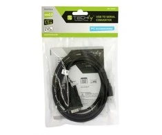 Techly Konwerter USB na RS232/DB9 M/M na kablu 1.5m Polybags