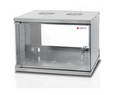 Techly I-CASE EL-1006G45 lentyna 6U Sieninis stovas Pilka