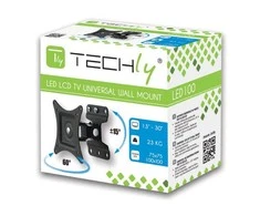Techly ICA-LCD 201BK televizoriaus laikiklis 76,2 cm (30") Juoda
