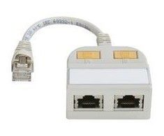 Telegärtner T-Adapteris Cat5e ISDN / ISDN (21.17.3034)
