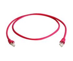 Telegärtner patch cable SFTP CAT 6A raudona 0,25m
