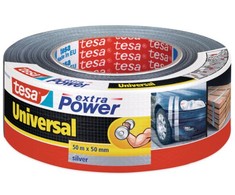 Tesa extra Power Universal 50m 50mm sidabrinė