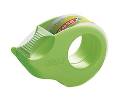 Lipnios juostelės dėklas TESA Mini Tape Dispenser eco su 2vnt. ekologiškų ir skaidrių lipnių juostelių 19mm x 10m