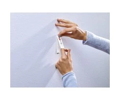 Tesa adhesive screw, 2pcs., for wallpaper and plaster, iki 1kg per screw, adjustable, baltas