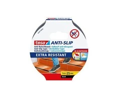 Tesa Anti-Rutschband 5m 25mm juodas