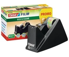 tesafilm Sparpack Abroller + tesafilm eco&amp;clear 1 Rolle