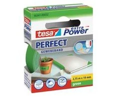 Tesa extra Power Perfect medžiaginė juosta 2,75m 19mm žalia
