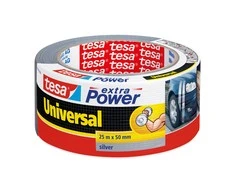 Audinio juosta TESA Extra Power Universal, 50mm x 25m, pilka