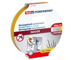 Tesa Powerbond Montageband vidaus patalpoms 5 m 19 mm