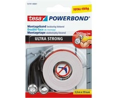 Tesa Powerbond Montageband Ultra Strong 1,5m 19mm