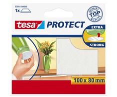 Tesa Protect Filzgleiter rechteckig 100 x 80mm baltas