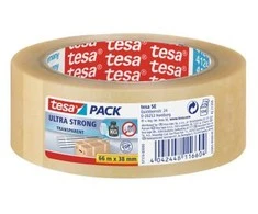 Ypač stipri pakavimo juosta TESA PACK Ultra Strong, 50mm x 66m, skaidri