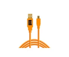 Tether Tools TetherPro USB 2.0 A/MiniB 5 Pin 4,6m oranžinis