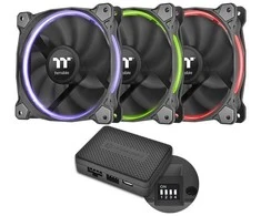 Ventiliatorius Thermaltake Riing 14 RGB TT Premium Edition 3 Pack (3x140mm, LNC, 1400 RPM)