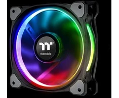 THERMALTAKE Riing Plus 14LED RGB 3er rinkinys didelio našumo korpuso ventiliatorius 3 dalys 14x14x2,5cm Programinės įrangos triukšmas 27,2 dBA su LNC
