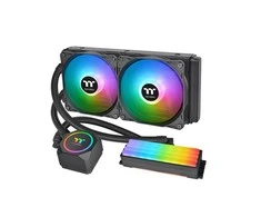 Thermaltake Floe RC240 CPU ir atminties AIO skysčio aušintuvas, aušinamas vandeniu (juodas)