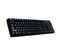 Klaviatūra Thermaltake eSports Poseidon KB-PIZ-KLBLUS-01 (mechaninė, USB 2.0, (US), juodos spalvos