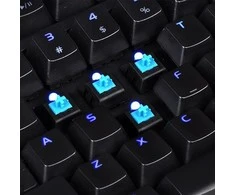 Klaviatūra Thermaltake eSports Poseidon KB-PIZ-KLBLUS-01 (mechaninė, USB 2.0, (US), juodos spalvos