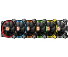 THERMALTAKE Riing 12 LED RGB didelio našumo korpuso ventiliatorius 120x120x25mm RGB LED triukšmas 18,7 dBA su LNC