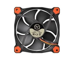 Ventiliatorius korpusui Thermaltake Riing 12 LED Raudona 3 pak. CL-F055-PL12RE-A (120 mm, 1500 aps./min., Raudona)
