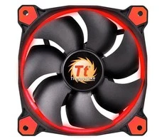 THERMALTAKE Riing 14 Raudonas LED ventiliatorius aukšto statinio slėgio