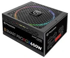 Maitinimo šaltinis Thermaltake Smart Pro RGB 650W PS-SPR-0650FPCBEU-R (650 W, aktyvus, 140 mm)