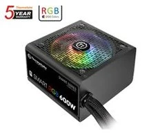 Maitinimo šaltinis Thermaltake Smart 600W RGB PS-SPR-0600NHSAWE-1 (600 W, aktyvus, 120 mm)