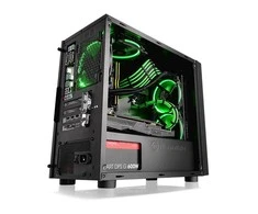 Housing Thermaltake Versa H17 Window CA-1J1-00S1WN-00 (Micro ATX, Mini ATX, juodos spalvos)