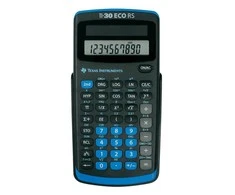 Texas Instrument TI TI-30 ECO RS - Pocket - Scientific - 10 digits - 1 lines - Solar - Juodas