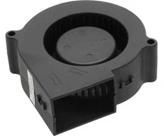 Wentylator Titan Titan TFD-B7530M12B 76,2x72x29,5 mm, radialinis, 2 rutuliniai guoliai, juodas