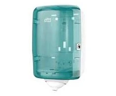 Popierinių rankšluosčių dozatorius TORK Reflex Mini M3, 191 x 180 x 321 mm, balta-turkio sp. (473167)