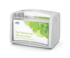 Servetėlių dozatorius TORK XPRESSNAP TABLETOP, 20,1 x 15,5 x 15 cm, šv. pilkos sp. (272613)