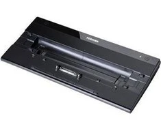 Toshiba PA3916E-1PRP knyginių kompiuterių dokas / jungčių replikatorius Juoda