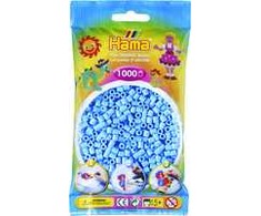 Revell Hama 207-46 midi karoliukai, 1000 vnt., pasteliniai mėlyni