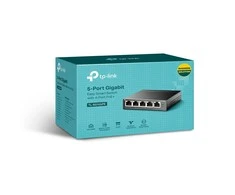 Šakotuvas TP-LINK | Jungiklis | TL-SG105PE | Nevaldomas | Darbalaukis | PoE+ jungtys kiekis 4 | Maitinimo tipas Išorinis