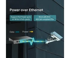 Šakotuvas TP-LINK | Jungiklis | TL-SF1006P | Nevaldomas | Darbalaukis | 10/100 Mbps (RJ-45) jungtys kiekis 6 | PoE+ jungtys kiekis 4 | Maitinimo tipas Išorinis