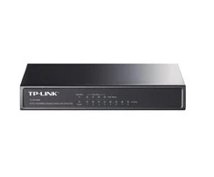 Šakotuvas TP-LINK 8 prievadų PoE jungiklis 4 PoE prievadai