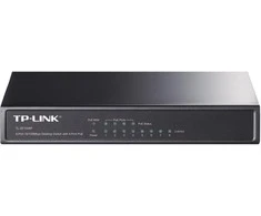 Šakotuvas TP-LINK 8 prievadų PoE jungiklis 4 PoE prievadai