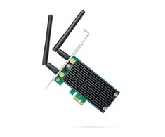 TP-LINK Archer T4E, dviejų juostų PCI Express adapteris 2.4GHz/5GHz, 802.11ac, 300+867 Mbps, 2x nuimamos antenos
