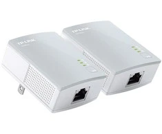 TP-LINK AV500 Nano Powerline Ethernet adapterio rinkinys, itin kompaktiškas dydis, 500 Mbps Powerline duomenų perdavimo sparta, 100 Mbps Fast Ethernet, HomePlug