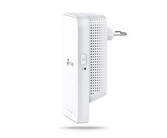 TP-LINK AC1200 Wi-Fi diapazono plėstuvas sieninis Prijungtas 2 vidinės antenos 867Mbps esant 5GHz + 300Mbps esant 2,4GHz diapazono plėstuvo režimas WP