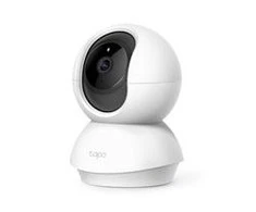 TP-LINK Pan/Tilt namų apsaugos WiFi kamera su dienos/nakties vaizdu, 1080p FHD, Micro SD kortelių talpa iki 128 GB, H.264 vaizdo įrašas, 360/114 žiūrėjimo kampas.