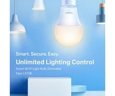 TP-LINK Smart Wi-Fi Light Bulb Dimmable 2.4GHz IEEE 802.11b/g/n E27 Base 220–240 V 50/60 Hz 806 lm 8.7W