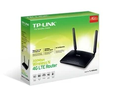 TP-LINK TL-MR6400 V4 belaidis maršrutizatorius Viena juosta (2,4 GHz) Greitas eternetas 3G 4G Juoda