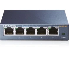 Šakotuvas Komutatorius TP-LINK, 5-port, metalinis korpusas, juodas / TL-SG105