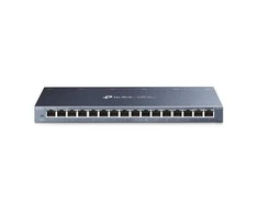 Šakotuvas TP-LINK 16 prievadų Gigabit stalinio kompiuterio jungiklis RJ45 prievadų darbalaukio plieno dėklas