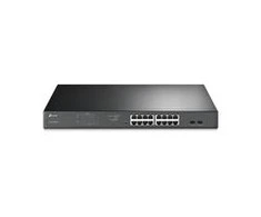 Šakotuvas TP-LINK | Komutatorius | TL-SG1218MPE | Valdomas žiniatinklyje | Montuojamas į lentyną | Gigabito Ethernet (varinis) jungčių kiekis: 16 | SFP jungčių kiekis: 2 | PoE+ jungčių kiekis: 16 | 36 mėn.