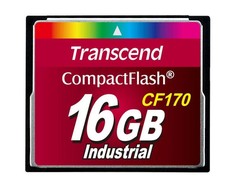 Atminties kortelė „Transcend“ kompaktiška „Flash“ atmintinė 16 GB 170 kartų